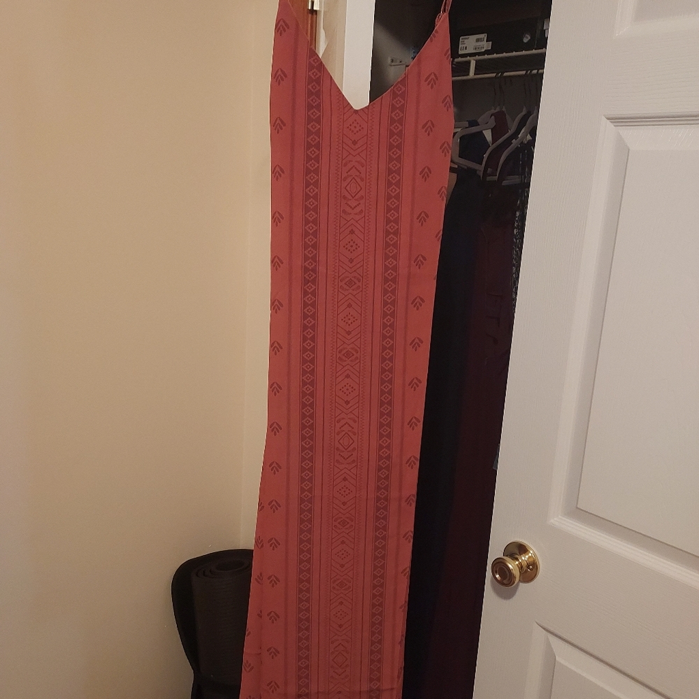 Boho style slip on dress